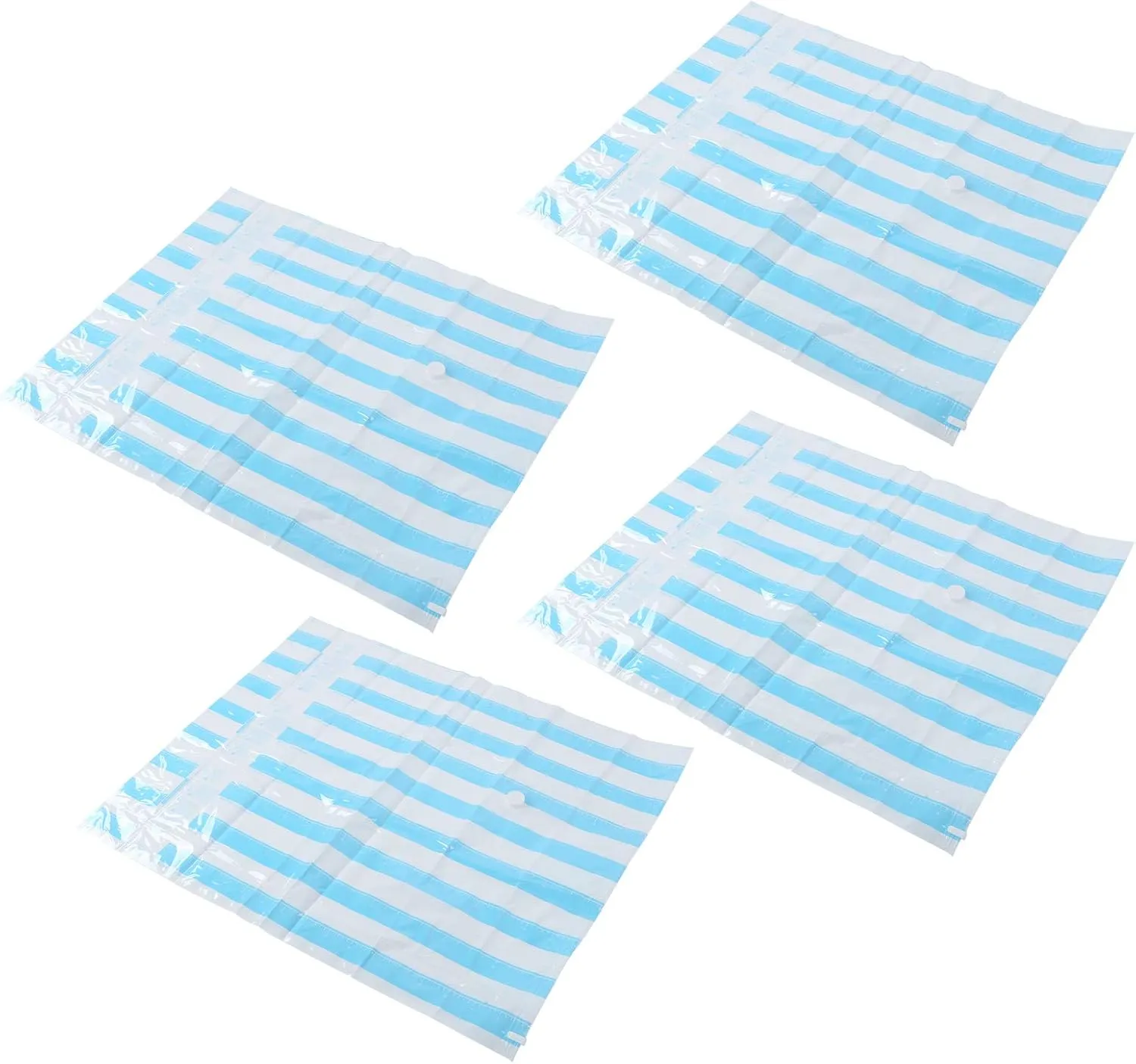 Travel Vacuum Bag, Reusable Clothes Quilt Blanket Storage Bags with 3.5cm Air Inlet for Clothes, Towels, Curtains, Blankets, Pillows(100 * 80CM)