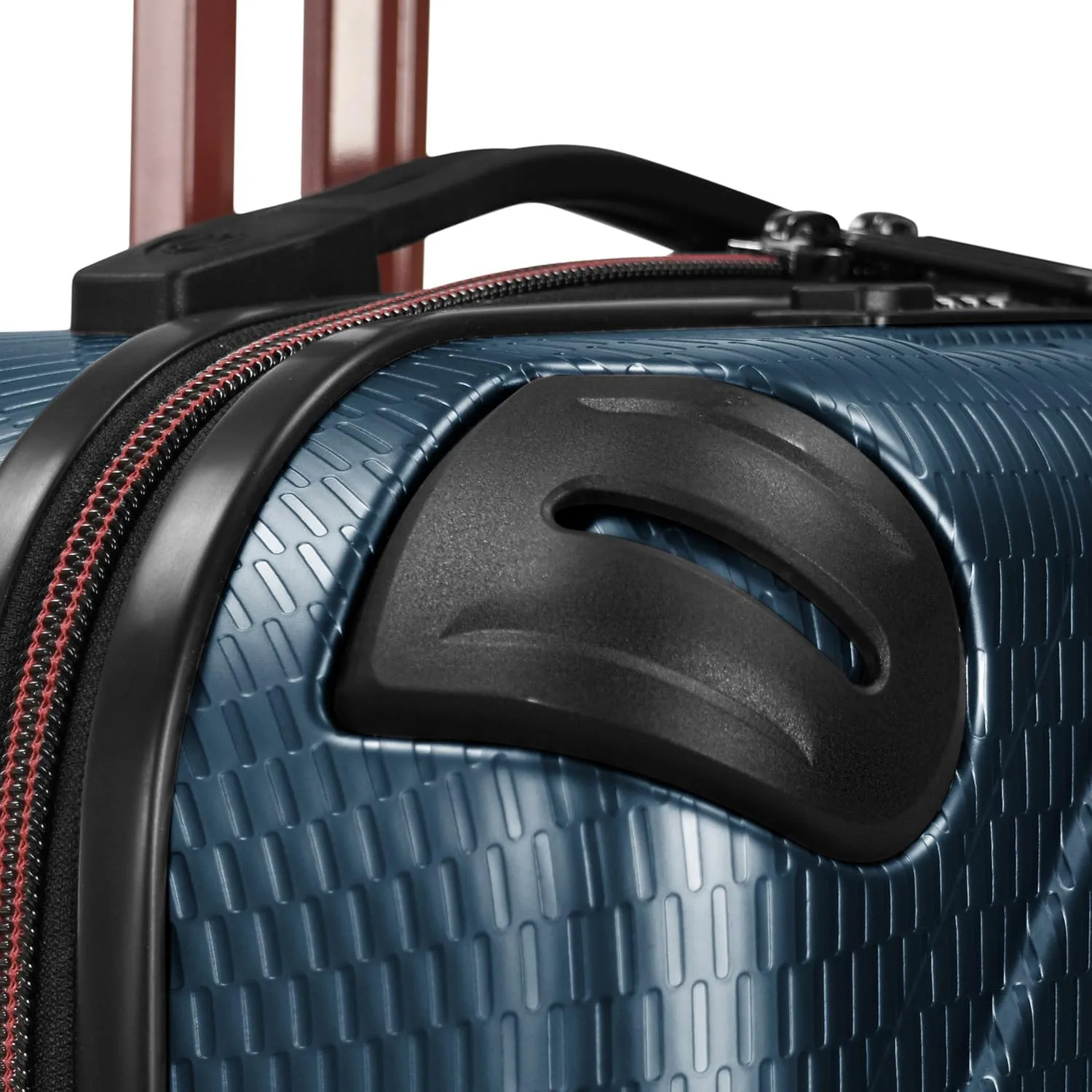 Traveler's Choice Maxporter II Hardside Polycarbonate Suitcase with Spinner Wheels, Navy, 22" Carry-On Luggage