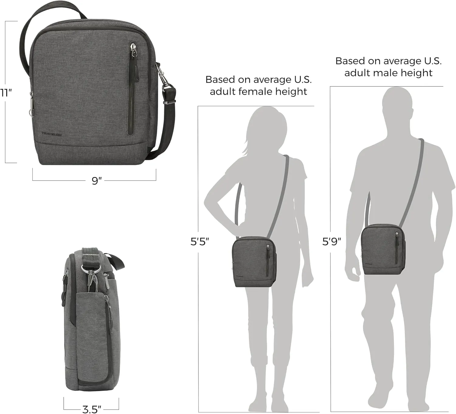 Travelon Anti Theft Urban Tour Bag