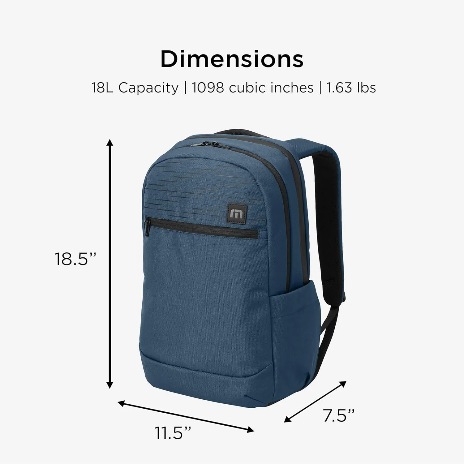 TravisMathew Approach Backpack TMB100, Dusty Blue
