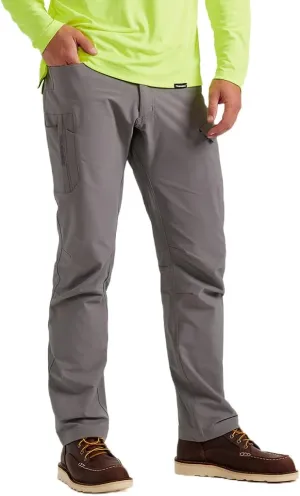 TRUEWERK Men's Work Pants - T2 WerkPant Technical Workwear, Water Resistant, Lightweight, Multi-Pocket with 4-Way Stretch