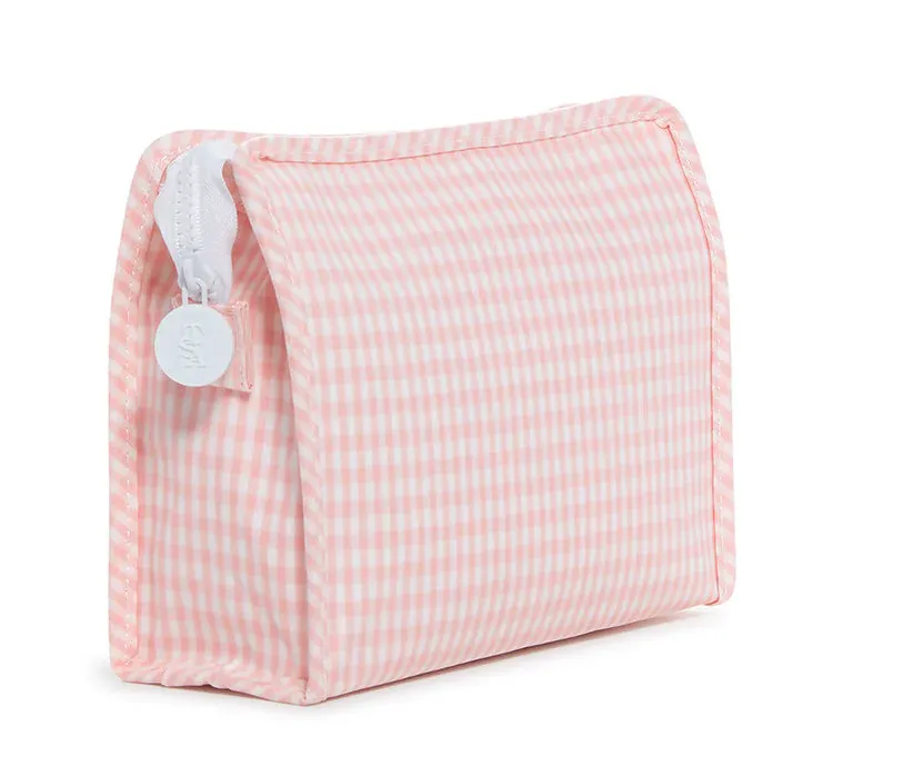TRVL Roadie Medium Zip Pouch - Gingham Taffy