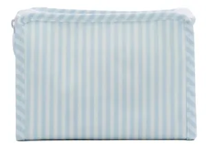 TRVL Roadie Small Zip Pouch - Pimlico Stripe Blue