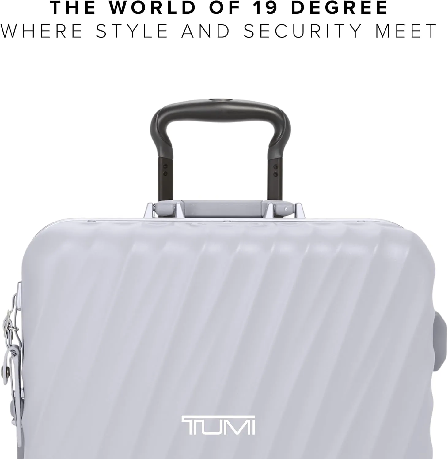 TUMI 19 Degree Frame Continental 4 Wheel Carry-On - Lightweight Suitcase - Hard Shell Luggage - 21.8" X 15.8" X 9.0" - Pearl