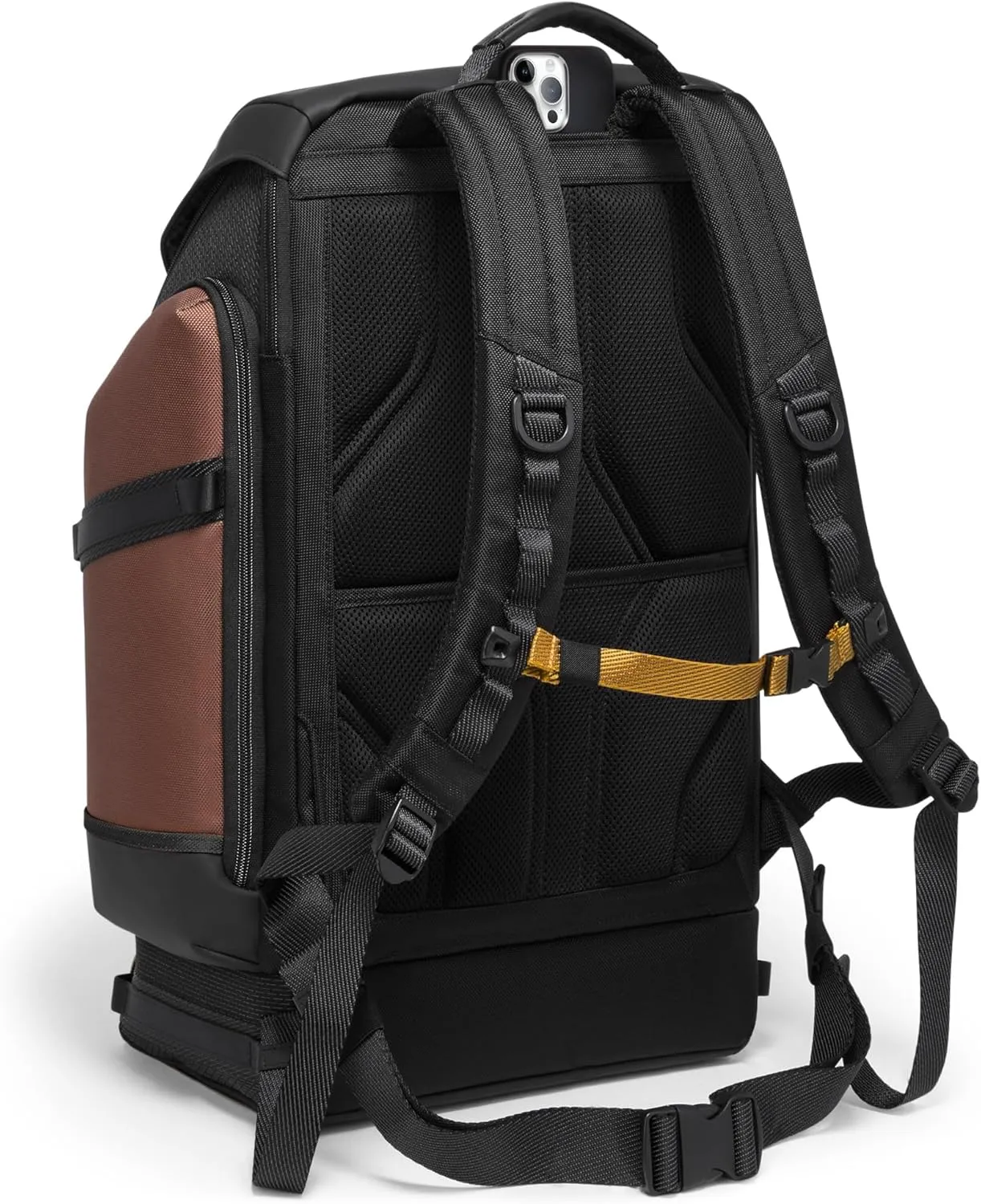 TUMI - Alpha Bravo Expedition Flap Backpack - Large Carry On Pack - Durable and Spacious Design - Fits up to 17" Laptop - Black Onyx