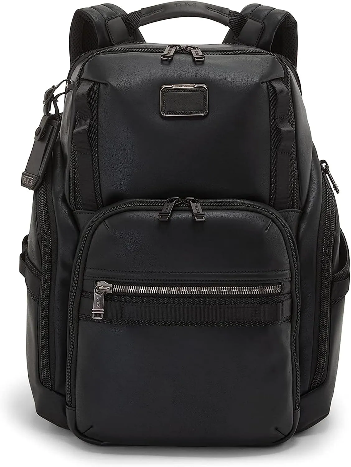 TUMI - Alpha Bravo Search Backpack - Laptop Backpack for Men & Women - Backpack for Work & Travel - 17.0" X 14.0" X 8.3" - Black Leather