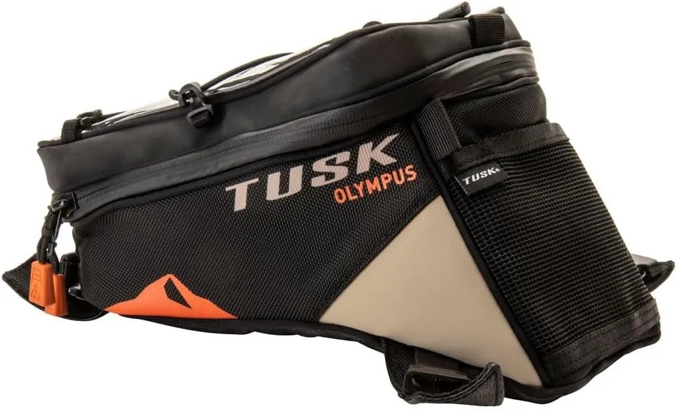 Tusk Olympus Tank Bag Small Black/Tan For TRIUMPH Tiger 900 Rally 2020-2024