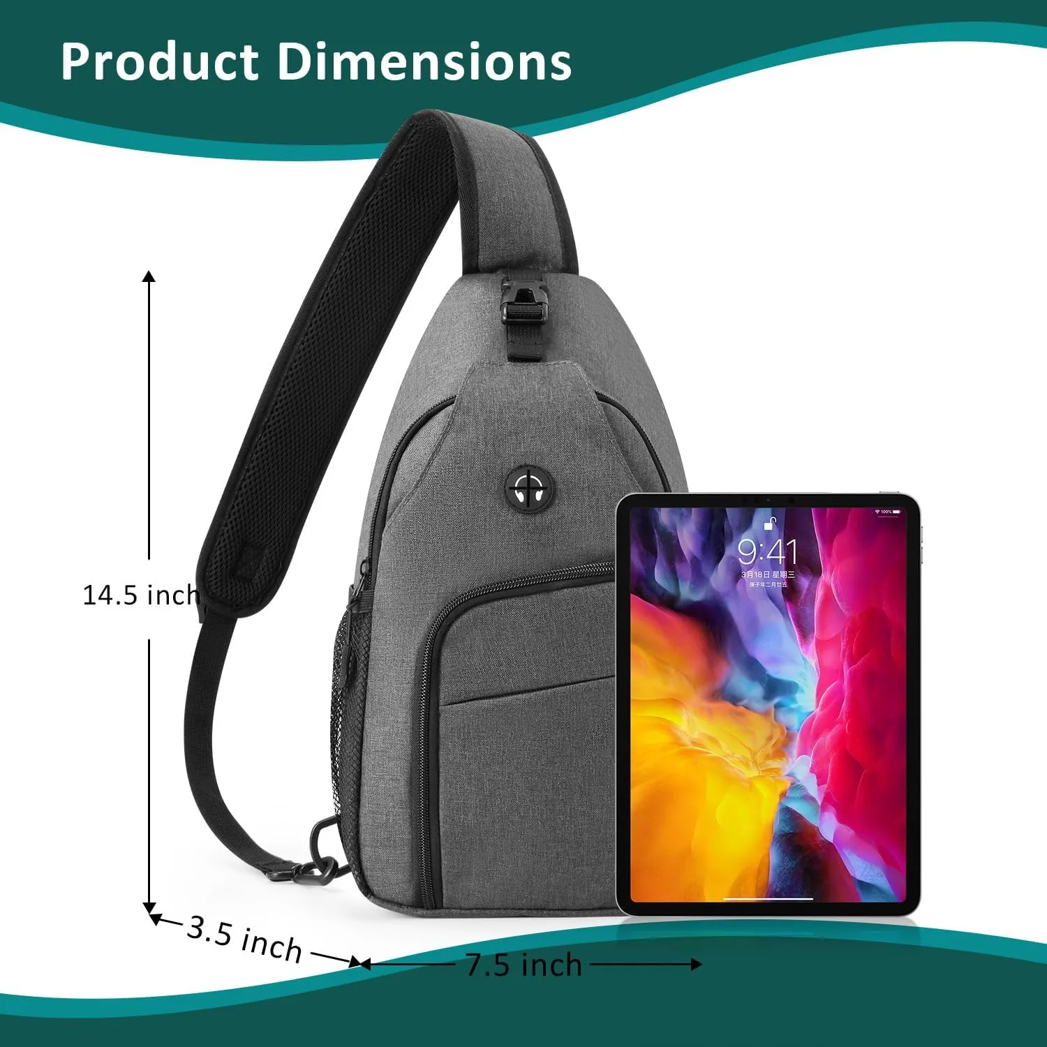 Tuwubi Crossbody Bags for Women Trendy,Sling Bag for Men with Adjustable Shoulder,Travel Essentials Backpack for Traveling