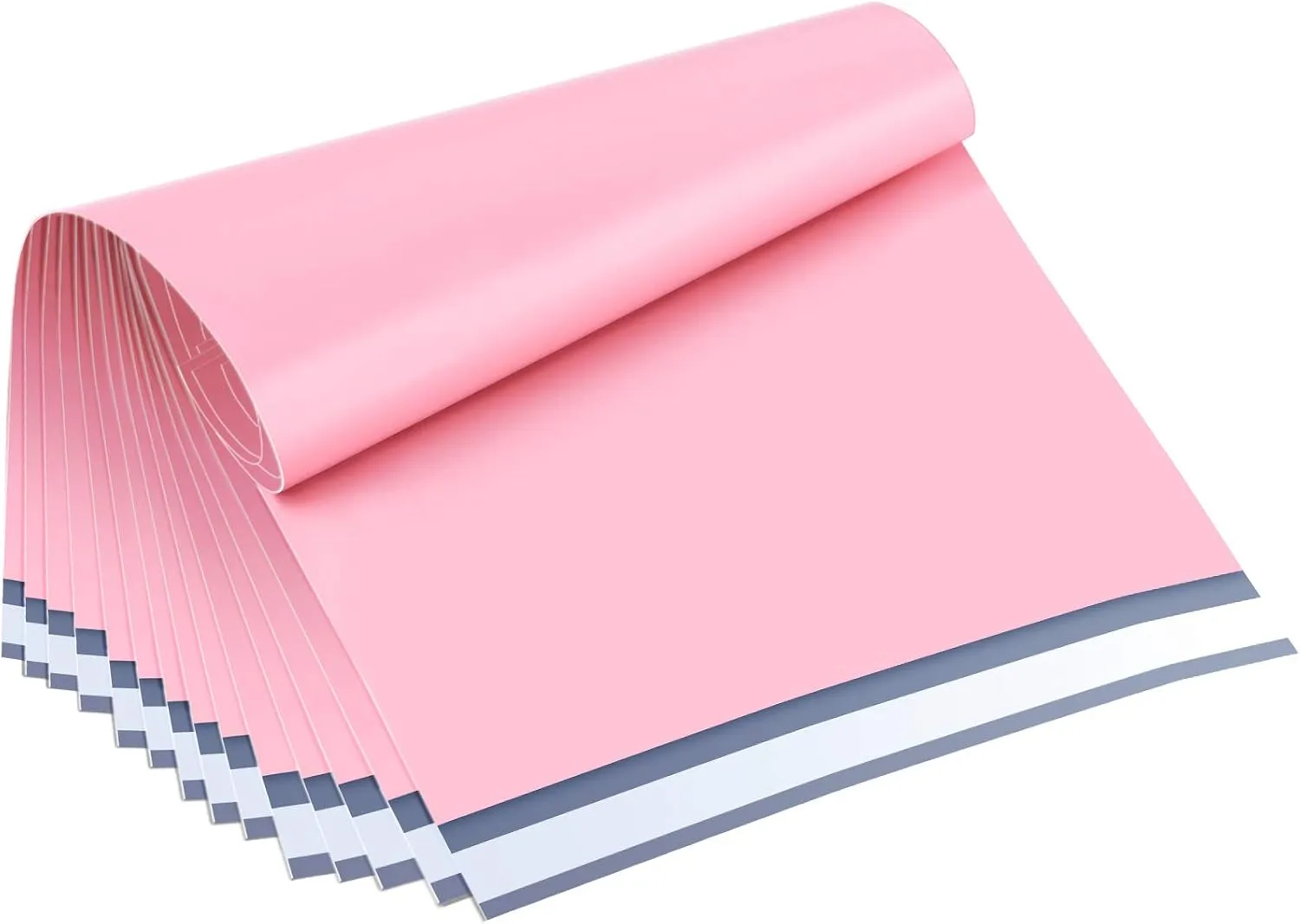 UCGOU Poly Mailers 19x24 Inch Light Pink 50 Pack Extra Large Shipping Bags Strong Thick Mailing Envelopes Self Seal Adhesive Waterproof and Tear Proof Boutique Postal for Clothing Quilt and More