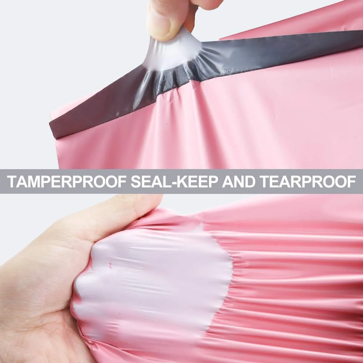 UCGOU Poly Mailers 19x24 Inch Light Pink 50 Pack Extra Large Shipping Bags Strong Thick Mailing Envelopes Self Seal Adhesive Waterproof and Tear Proof Boutique Postal for Clothing Quilt and More