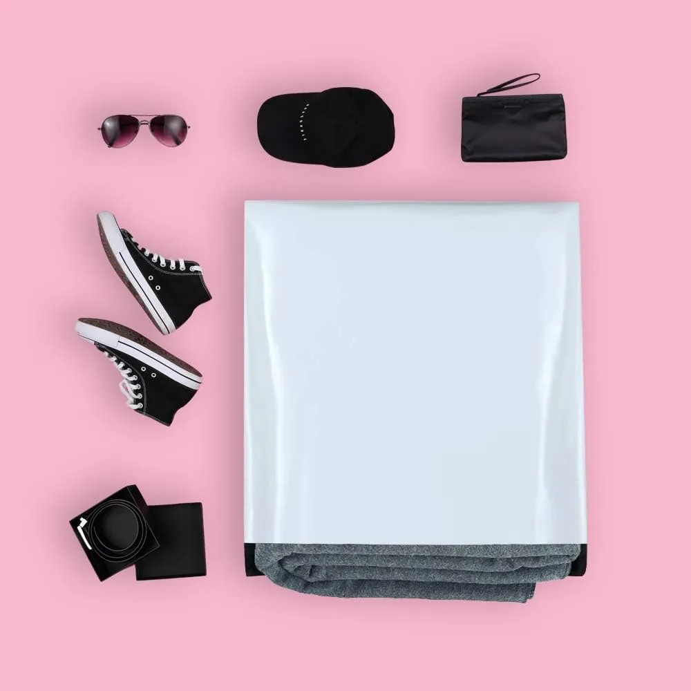 UCGOU Poly Mailers 24x24 Inch White 50 Pack Extra Large Shipping Bags Strong Thick Mailing Envelopes Self Seal Adhesive Waterproof and Tear Proof Boutique Postal for Clothing Quilt and More