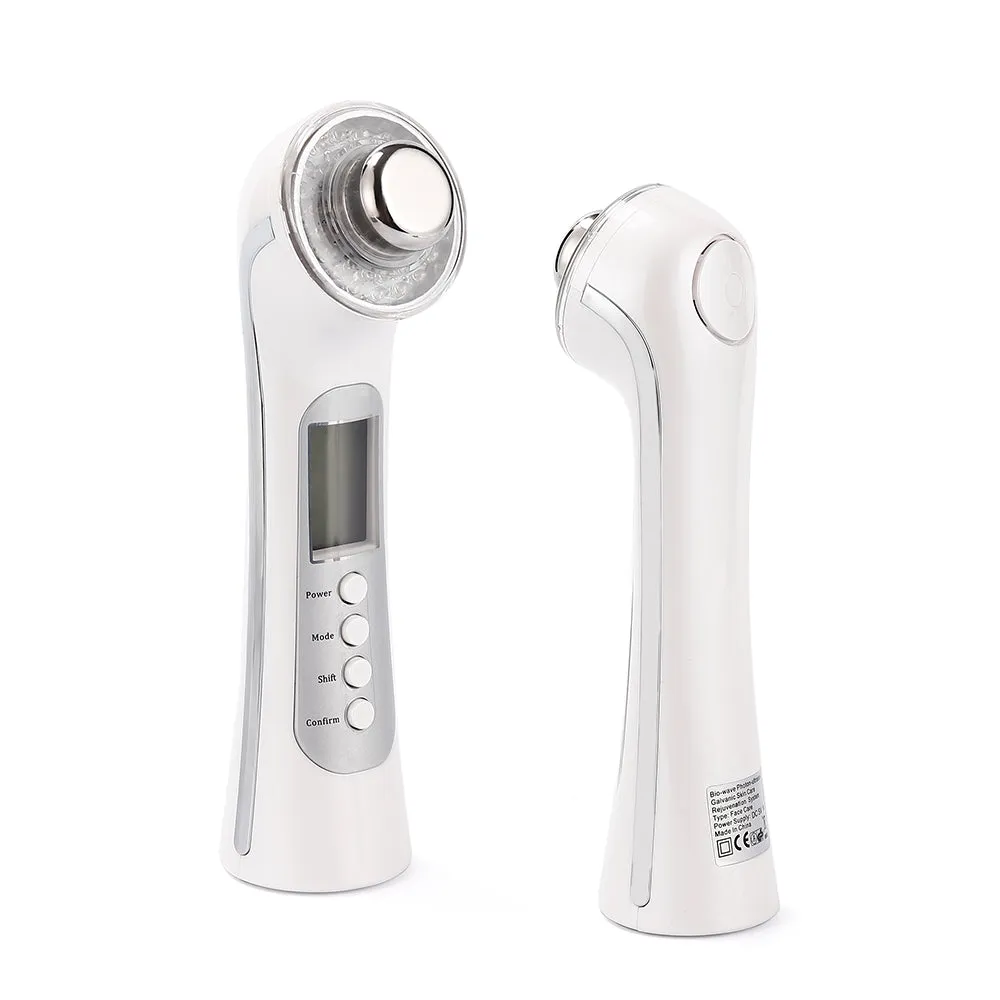 Ultrasonic Deep Cleaning Device Facial Lifting Massager 3 Colors LED Light