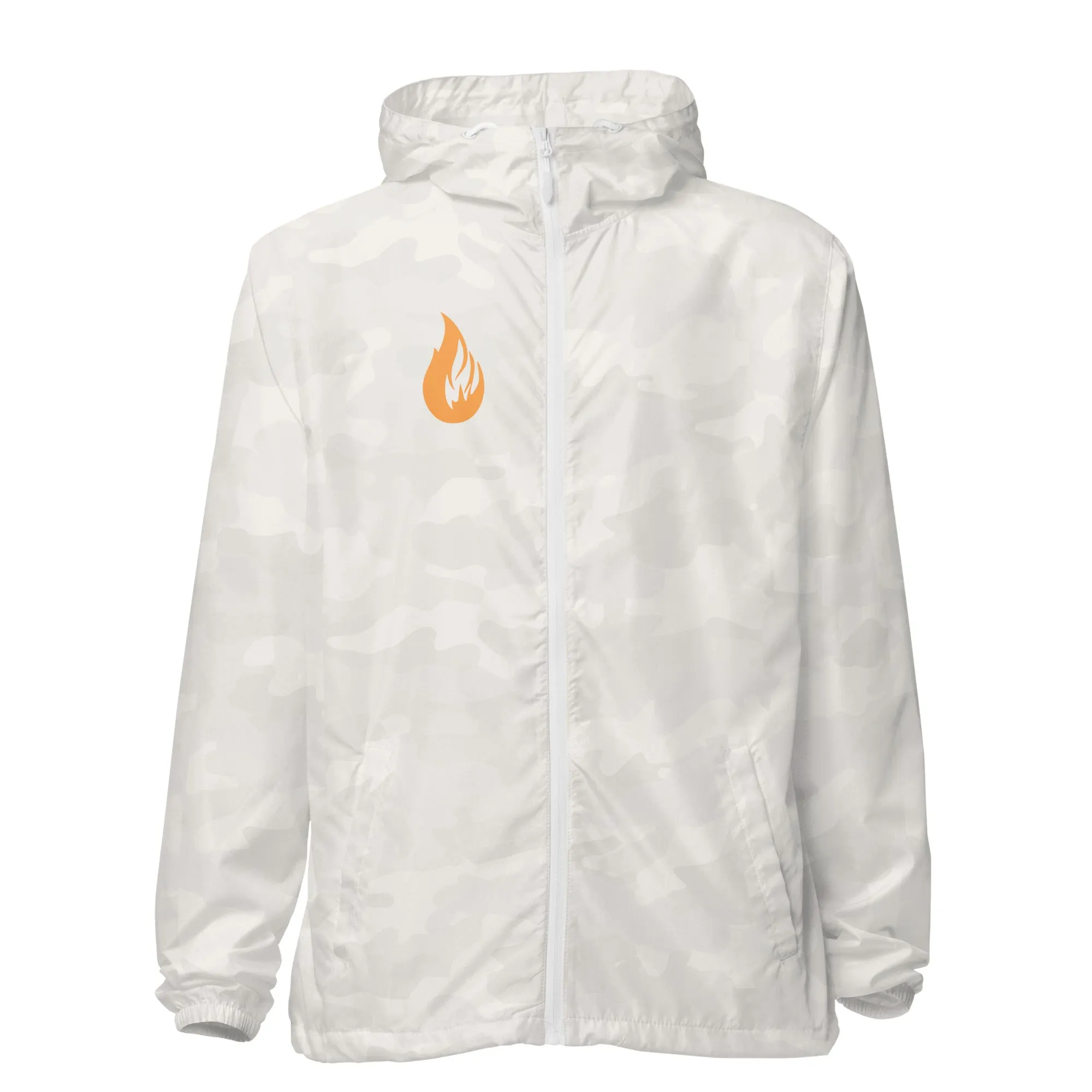 Unisex lightweight zip up windbreaker