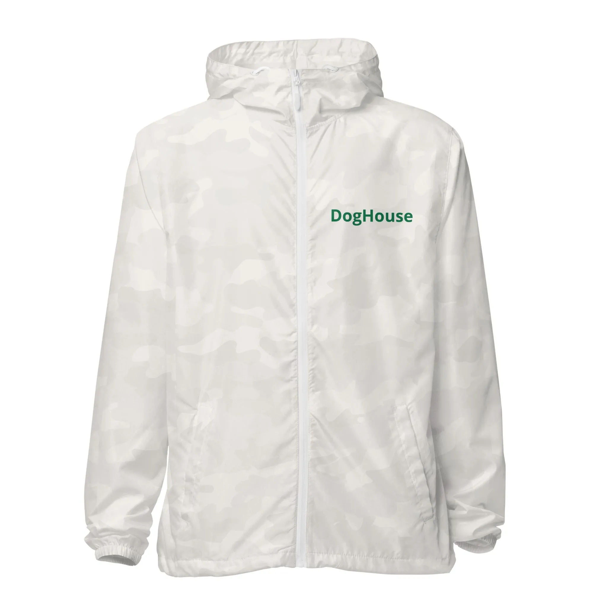 Unisex lightweight zip up windbreaker