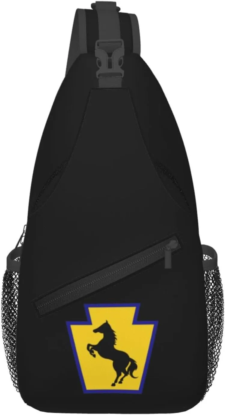Us Army 55Th Maneuver Enhancement Brigade Crossbody Bags For Women Men Chest Backpack Gym Shoulder Bag Travel Outdoor Sports Casual Crossbody Bags
