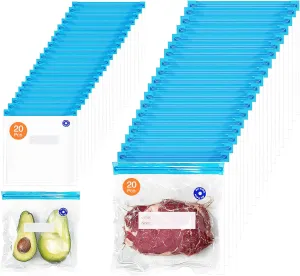 Vacuum Sealer for Food Sealing,40 Blue Vacuum Sealer Bags
