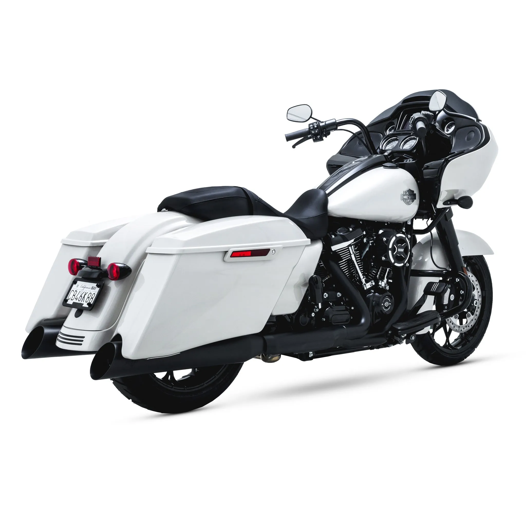 Vance & Hines Backslash 450 Slip On Mufflers For Harley Touring 2017-2023