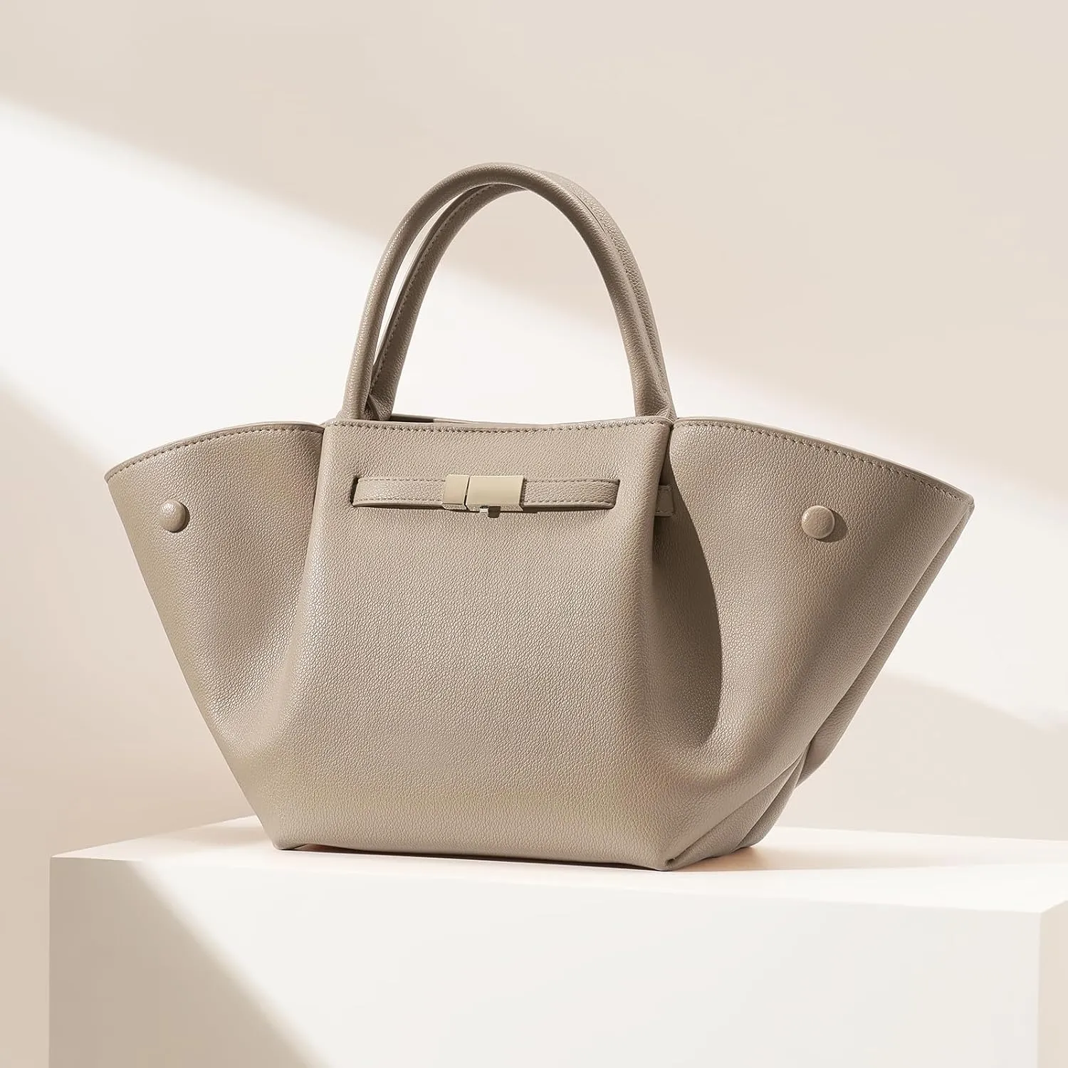 Vegan Leather Tote Bags Dressy Top Handle Purses and Handbags for Women Shoulder Bag with Large Capacity