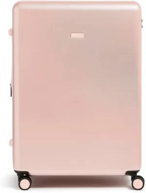 Vera Bradley Hardside Rolling Suitcase Luggage, Rose Quartz