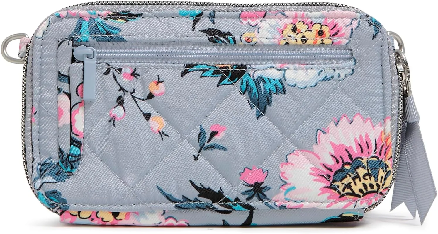 Vera Bradley Women's Performance Twill All in One Crossbody Purse with RFID Protection