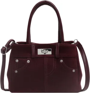 Vintage Matte Crossbody Bag With Adjustable Strap Shoulder Bags Work Handbag for Women Seeking Styles And Functionality