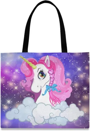 Visesunny Floral Beach Tote Stylish Travel Shopping Duty Bag with Long Handles