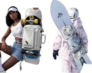 VPRO Snowboard and Skateboard Dual-Use Bag, Available Length in 140cm - 165cm for Snowboard, Full Size Universal Skateboard Bag