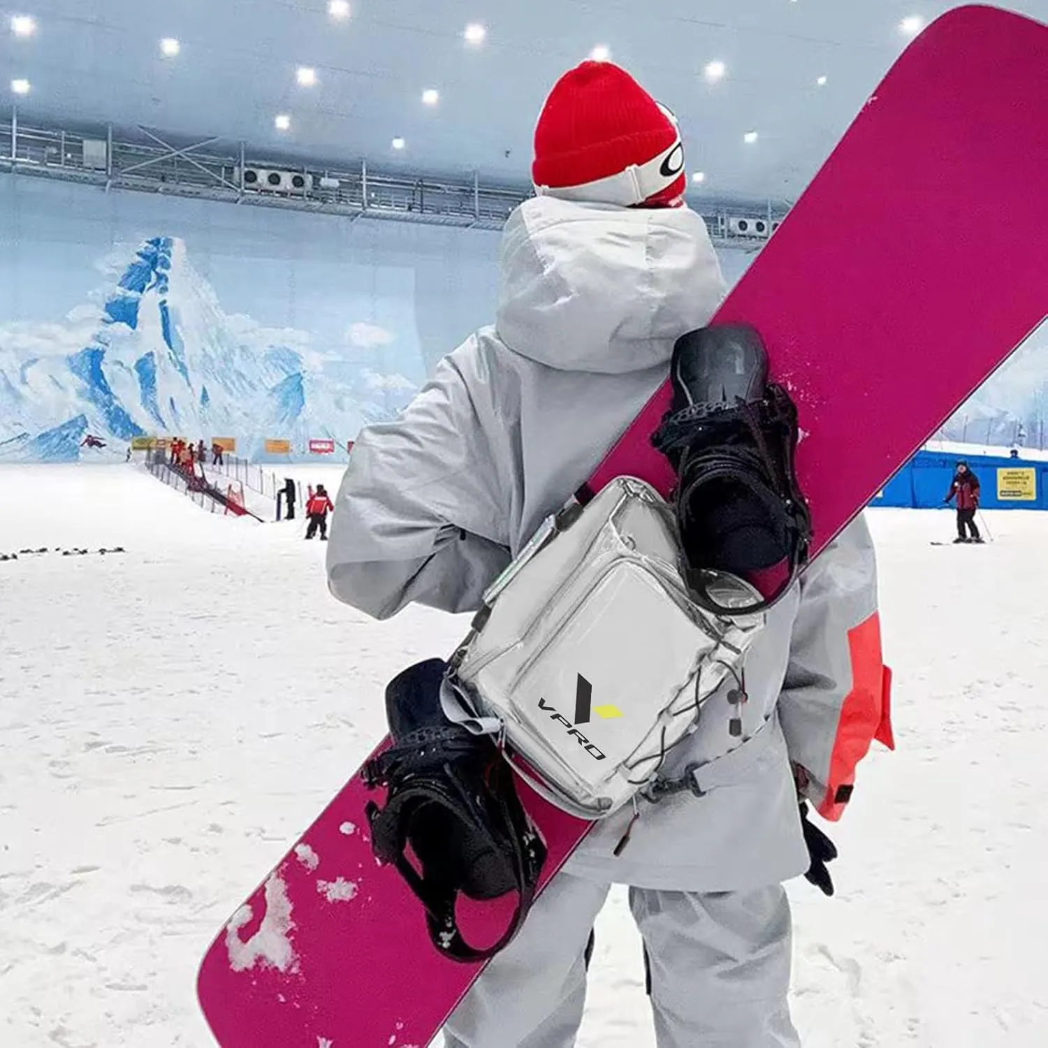 VPRO Snowboard and Skateboard Dual-Use Bag, Available Length in 140cm - 165cm for Snowboard, Full Size Universal Skateboard Bag