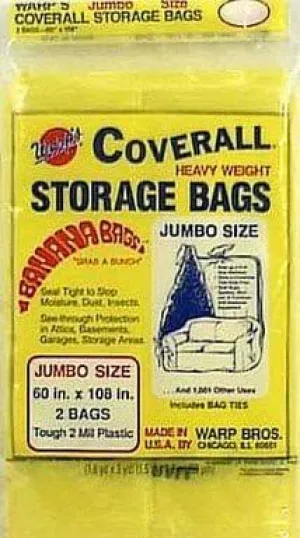 Warp Brothers FBA_ Jumbo Storage Bags, 60" X 108"