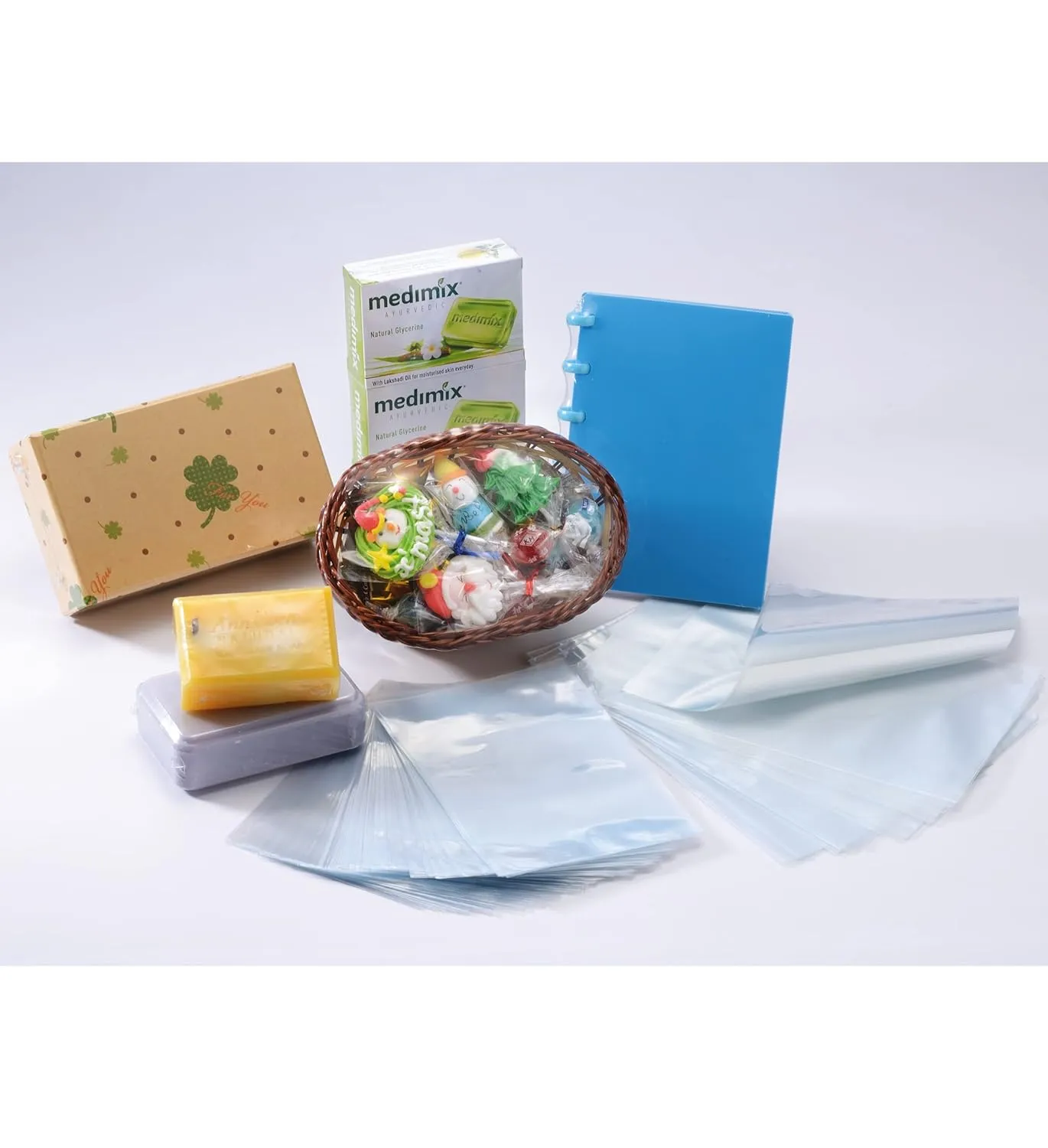 WEIWEI - 12 X 16 inch 200PCS 100 Gauge Odorless PVC Heat Shrink Wrap Bags with Vent Hole