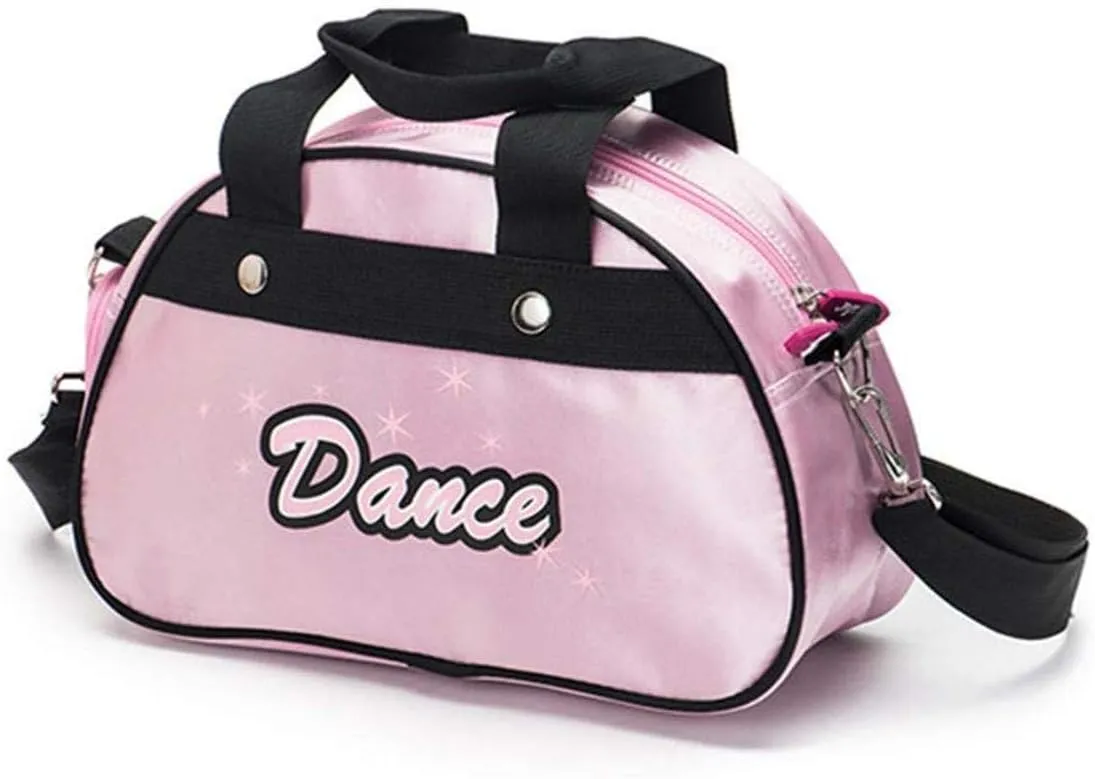 WENDYWU Girl's and Women's Ballet Dance Sports Gym Duffel Bag Travel Carry Duffel Shoulder Crossbody Bag
