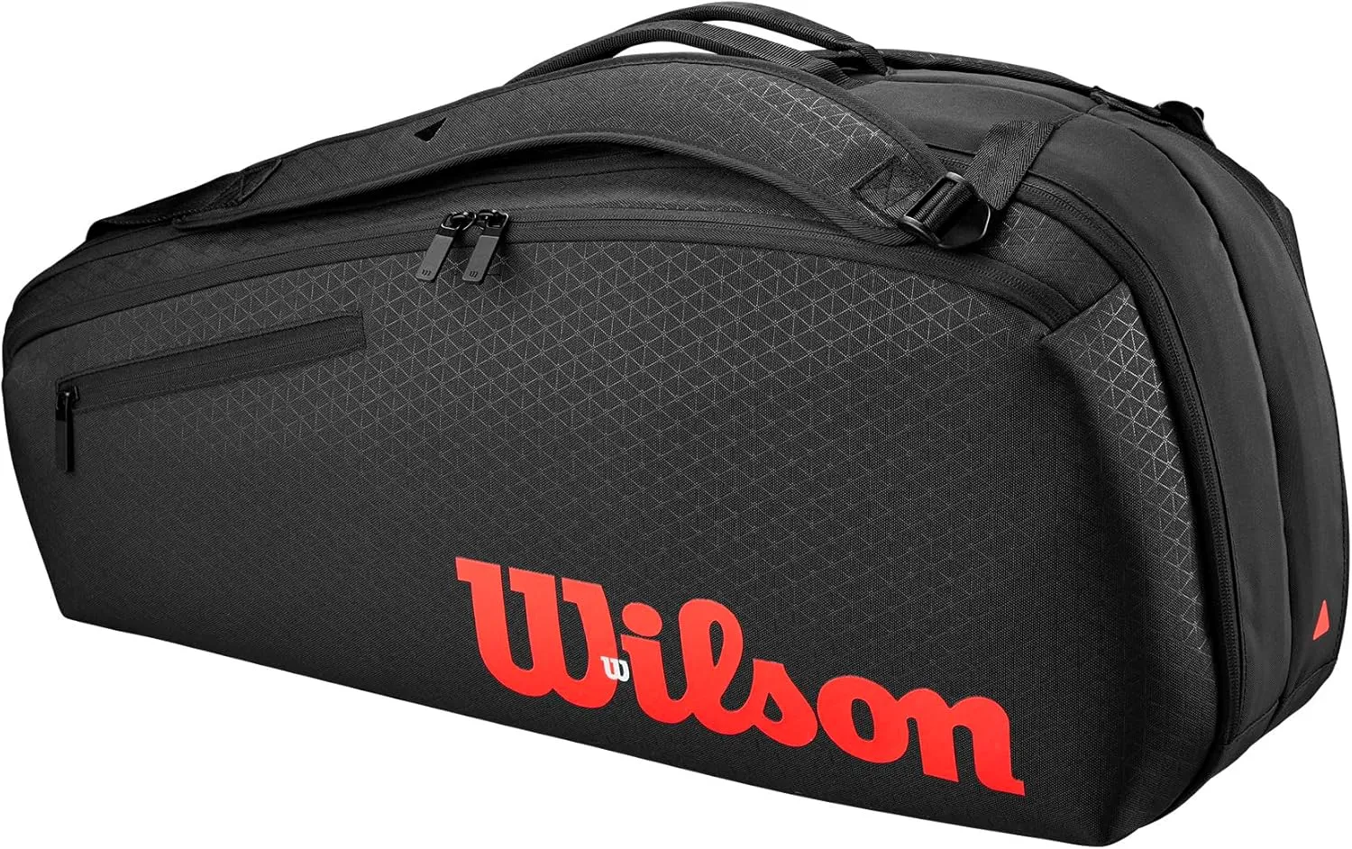 WILSON Clash V3 Super Tour Tennis Racket Bags - Black/Infrared