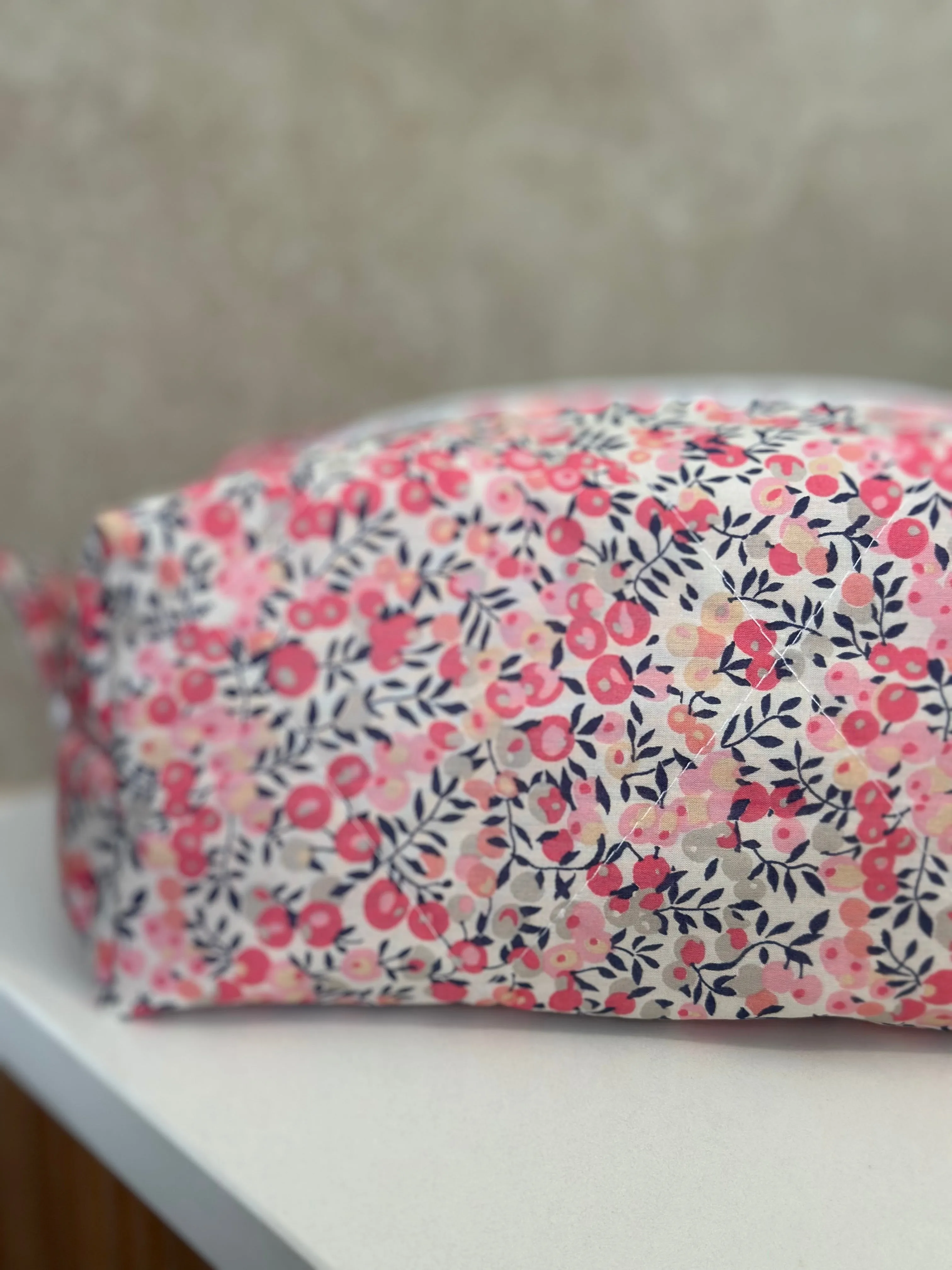 Wiltshire D Liberty   Pink Gingham Bag