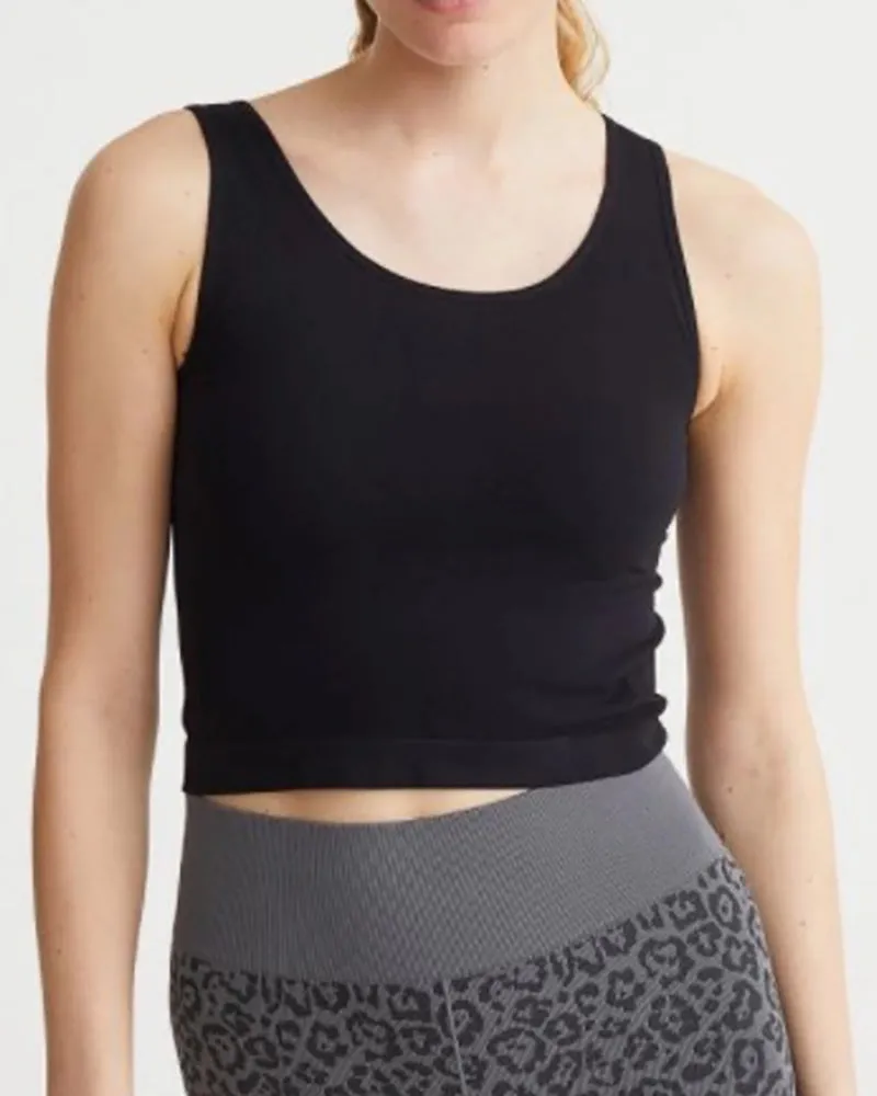 Woman Hollow Out U Neck Quick Drying Sports Vest S-L