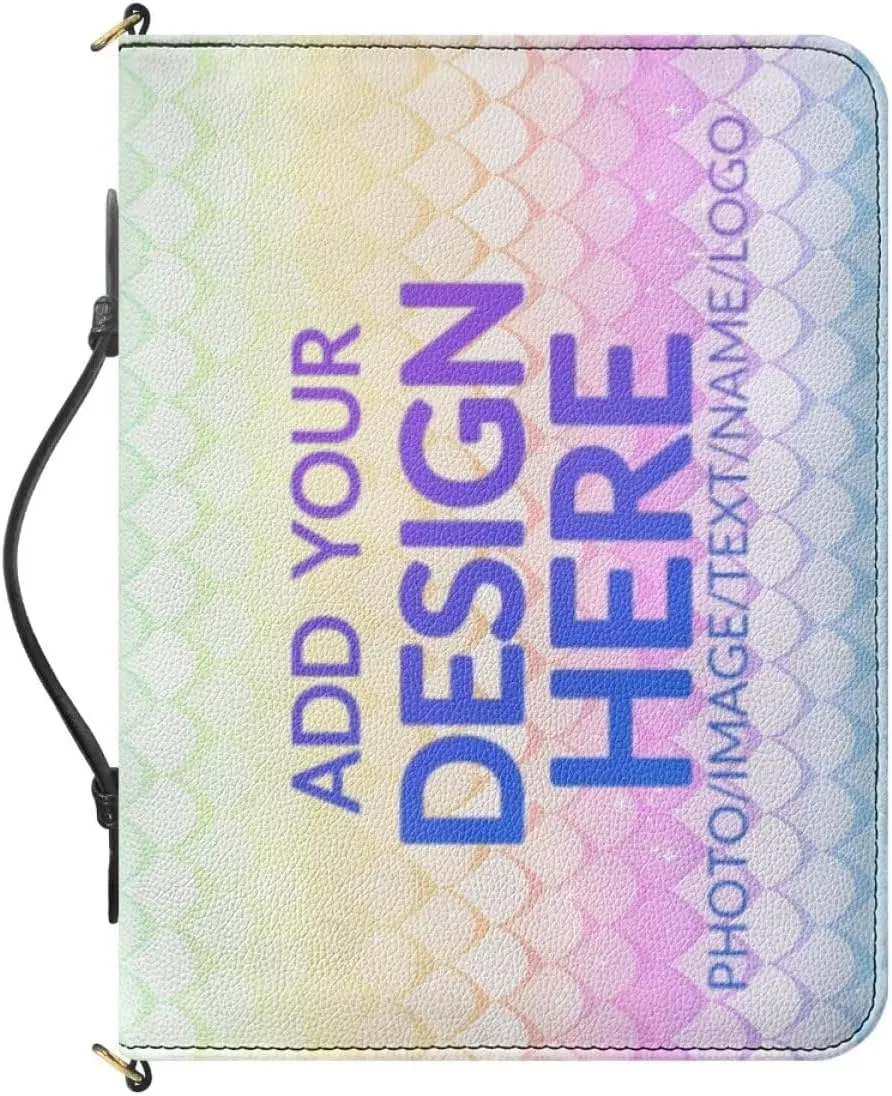 Women Bible Cover with Adjustable Strap Shoulder Strap Bag Bible Carrying Case for Church Services