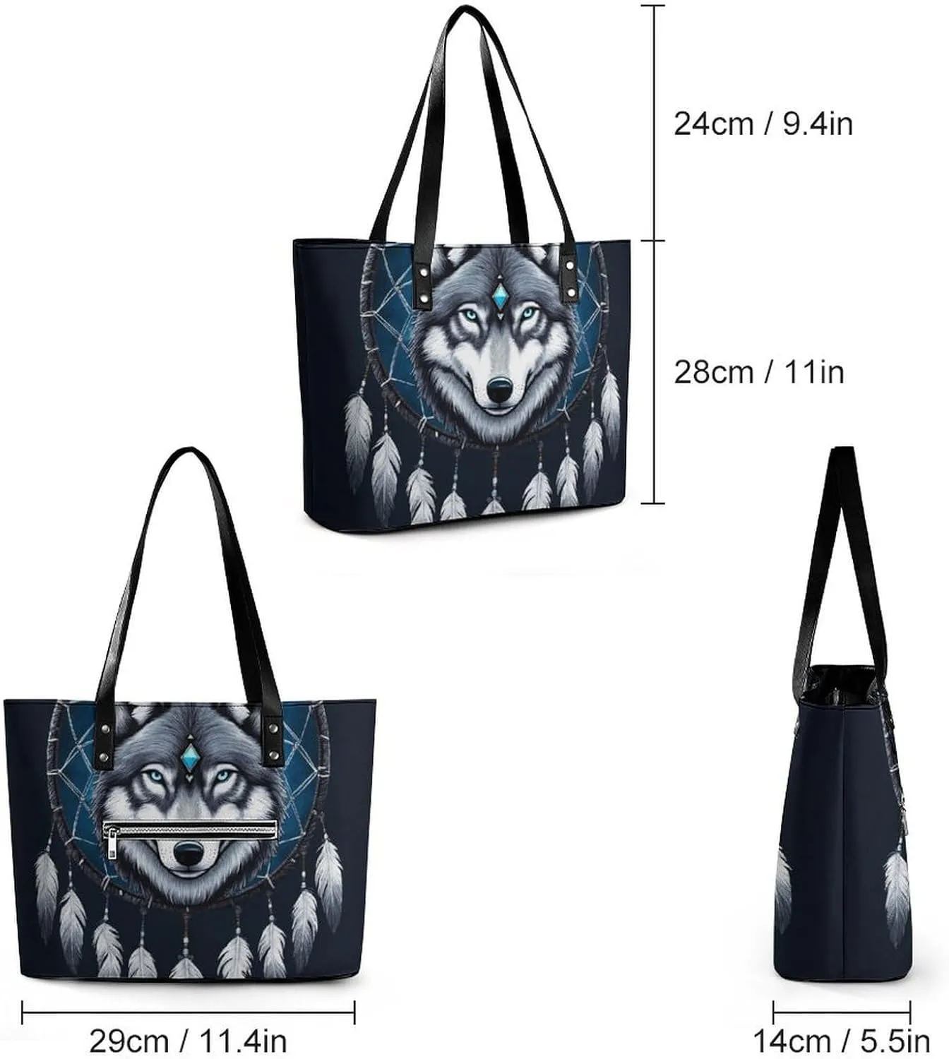 Women Fashion Large Tote Shoulder Handbag Travel Shoulder Bag