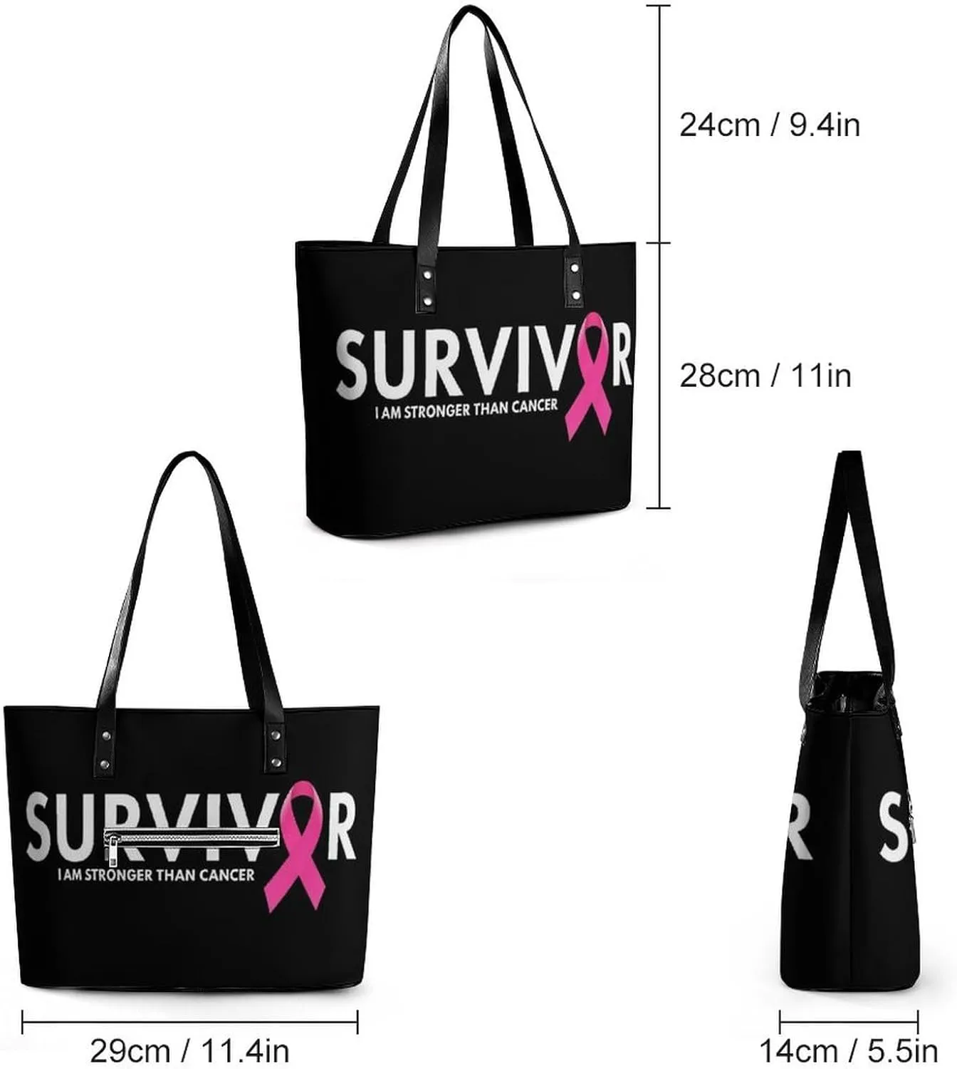 Women Fashion Large Tote Shoulder Handbag Travel Shoulder Bag