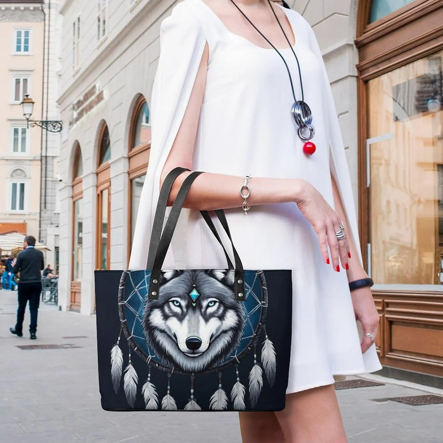 Women Fashion Large Tote Shoulder Handbag Travel Shoulder Bag
