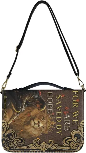 Women Men Bible Cover with Adjustable Strap Shoulder Strap Bag Bible Carrying Case for Church Services Bible Case