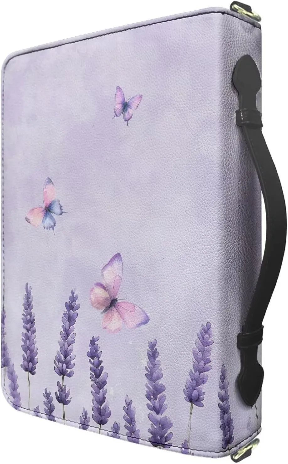 Women Men Bible Cover with Adjustable Strap Shoulder Strap Bag Bible Carrying Case for Church Services
