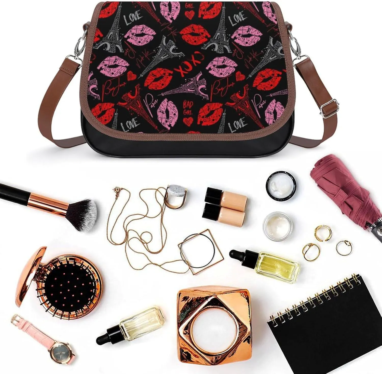 Women Shoulder Bag Leather Hobo Handbags Adjustable Shoulder Bags