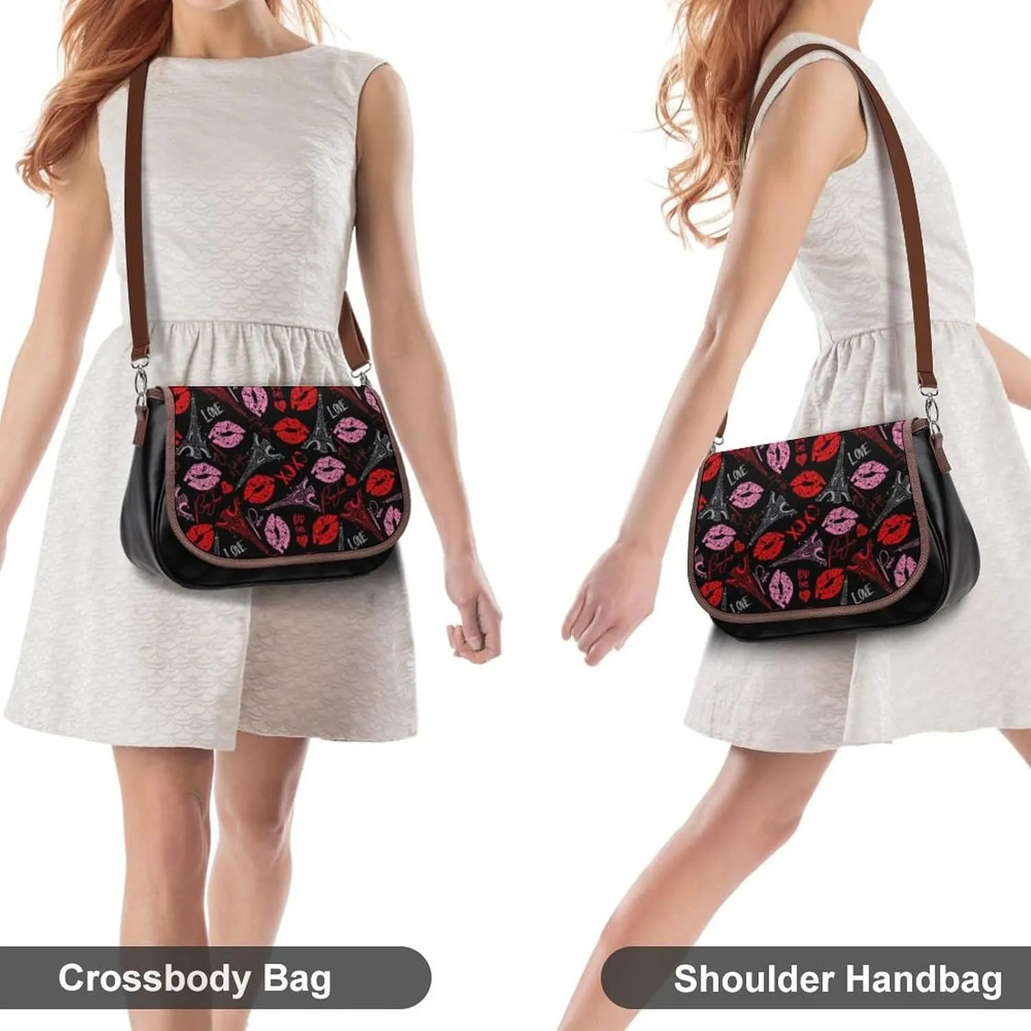 Women Shoulder Bag Leather Hobo Handbags Adjustable Shoulder Bags