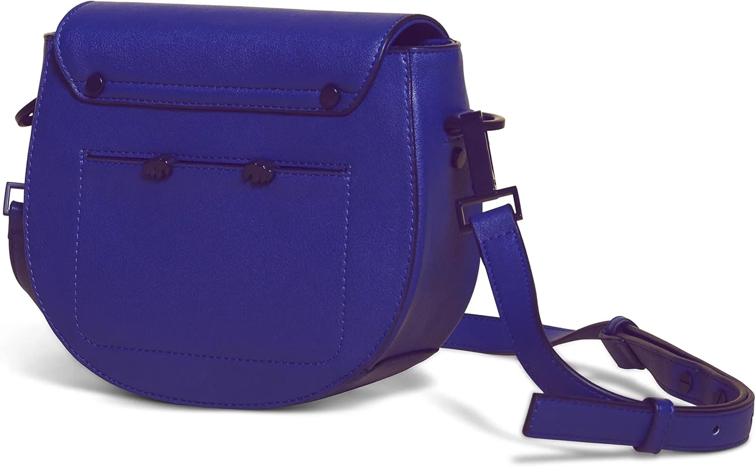 Women's Saddle Crossbody Peek-A-Boo Pocket Kitty Snout Hardware