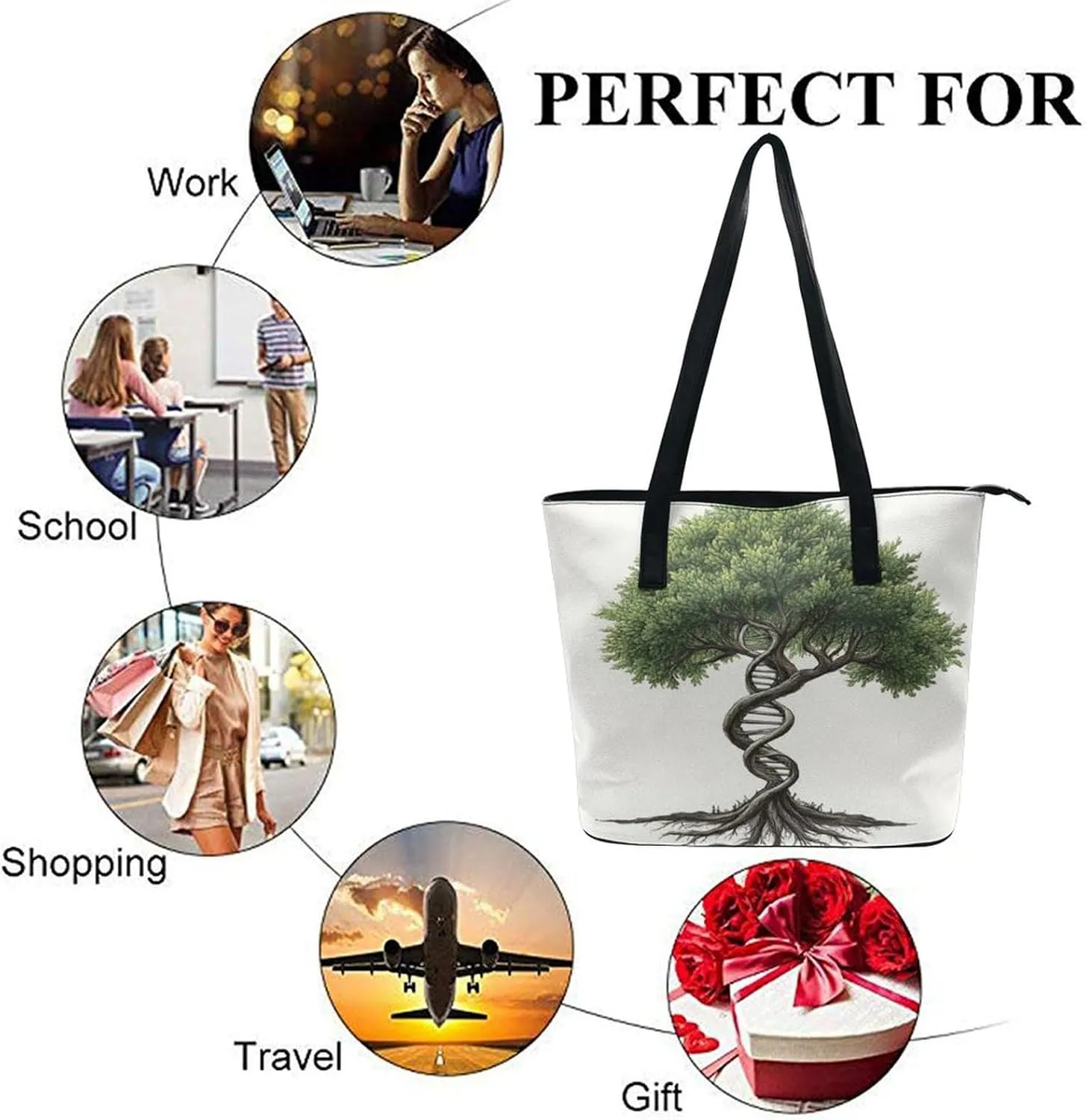 Women's Shoulder Hand Bag Tote Handbags Shopping Casual Travel Bag