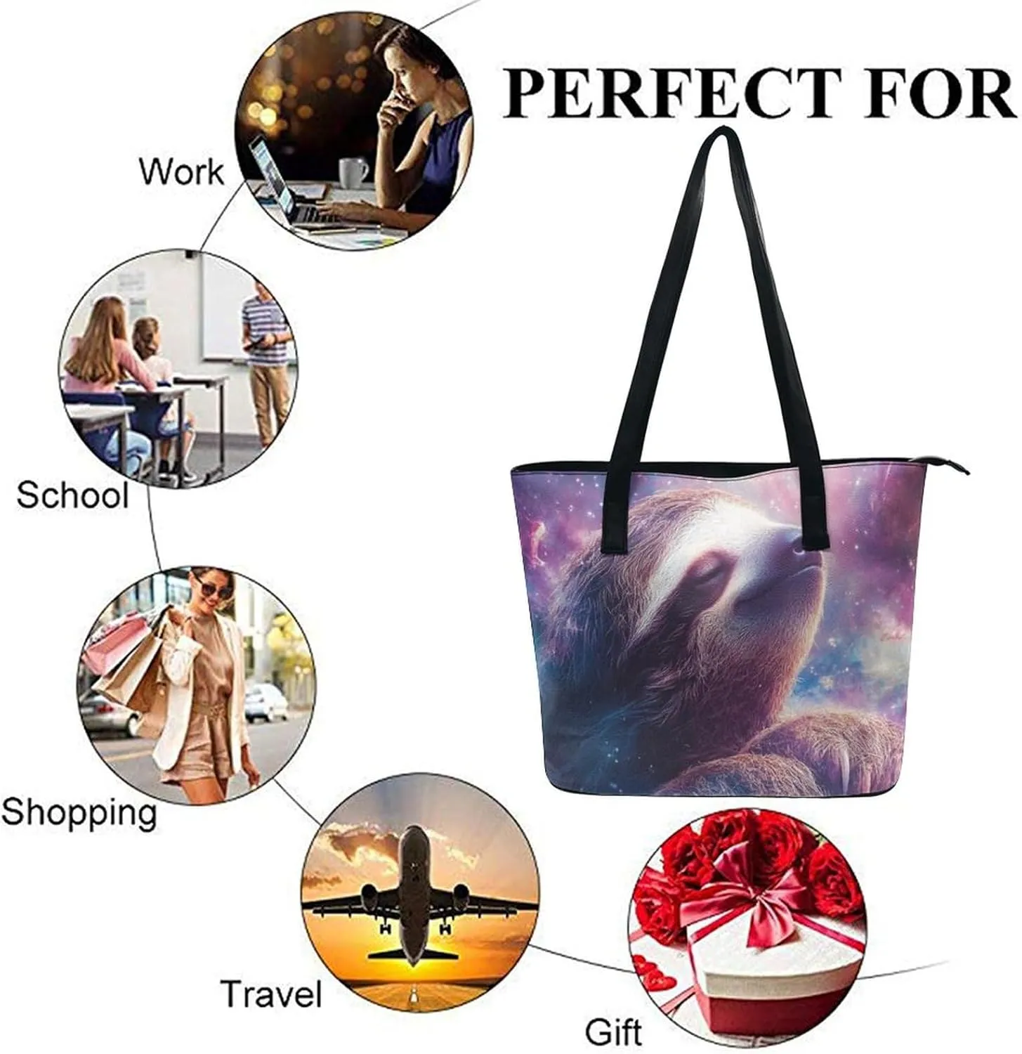 Women's Shoulder Hand Bag Tote Handbags Shopping Casual Travel Bag