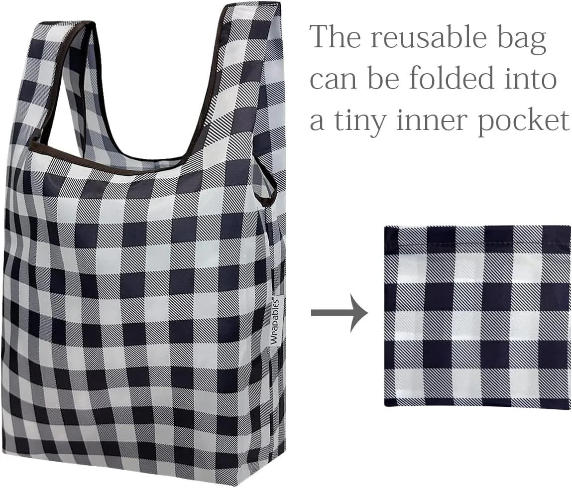 Wrapables JoliBag Collection Reusable Shopping Bag (Set of 2)