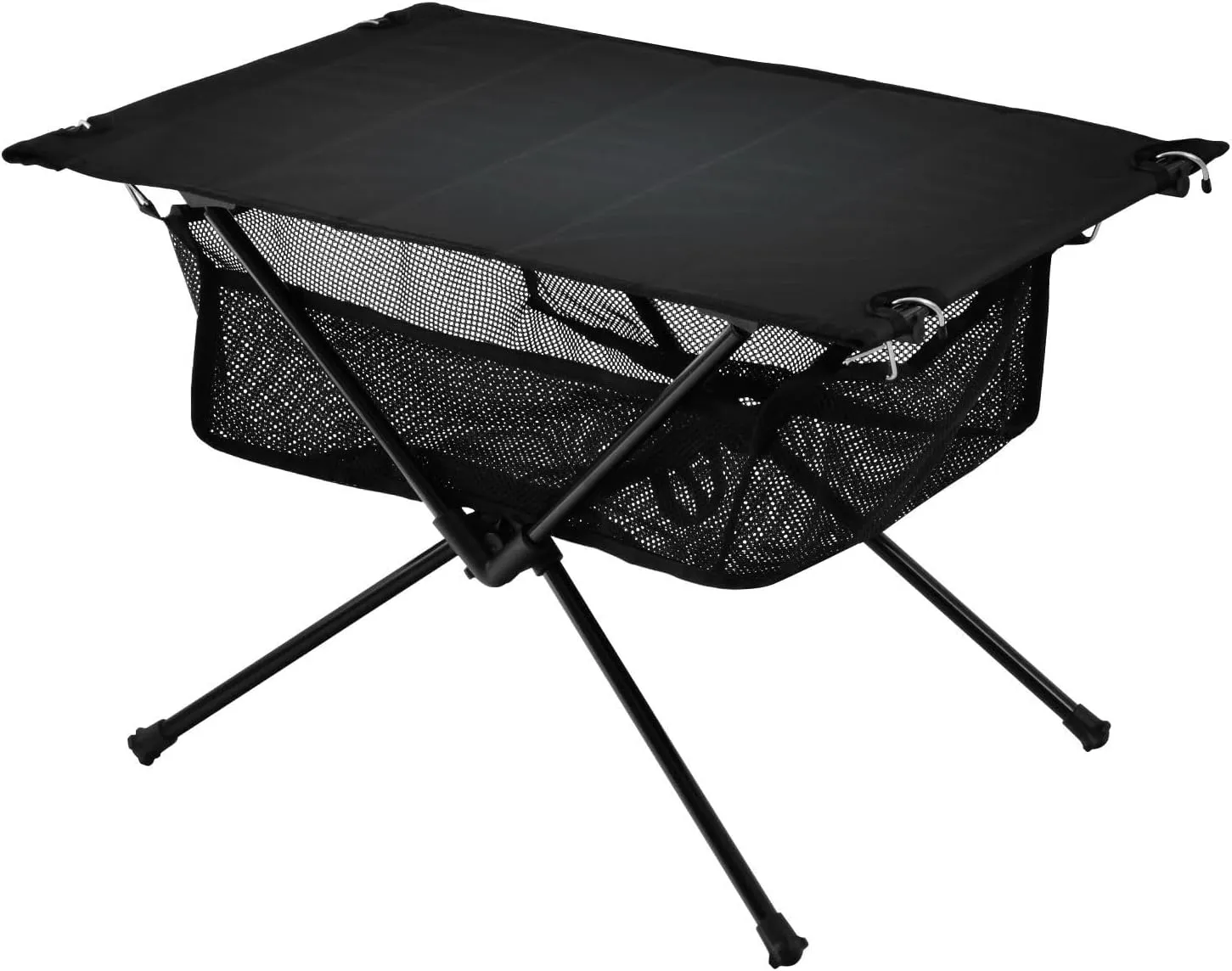 xigua Abstract Gradient Black Folding Camping Table,Portable Camp Table with Carry Bag Beach Table Folding Table for Picnic, Camp,Party,Travel60
