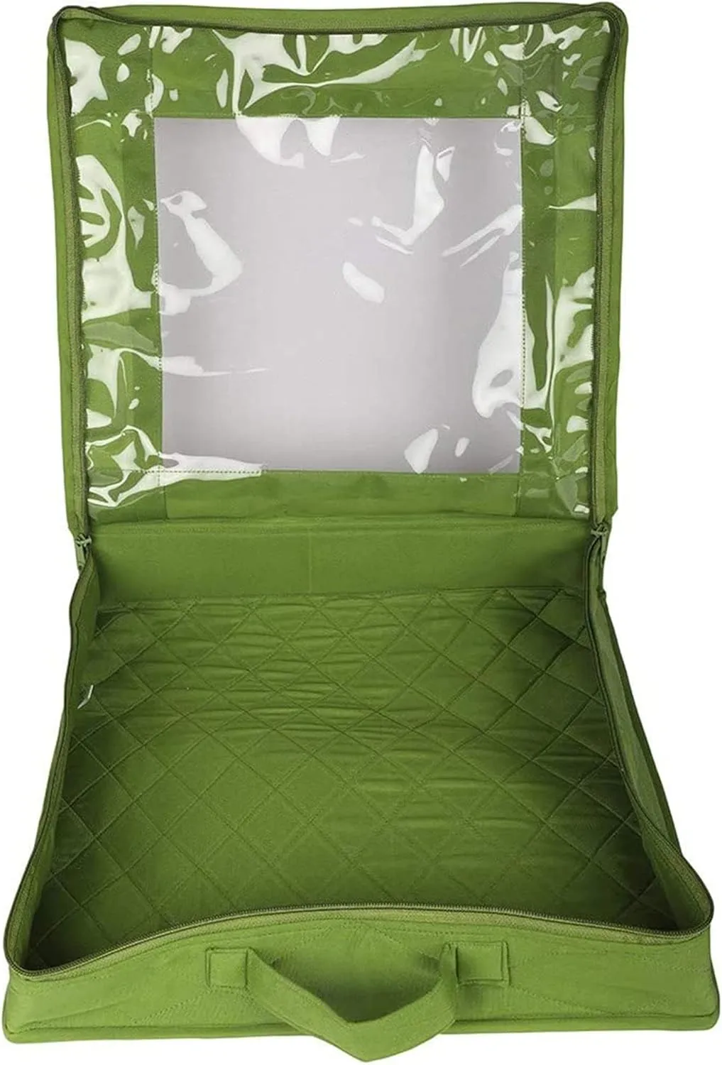 Yazzii Quilt Block Showcase Bag - Portable Storage Bag Organizer - Multipurpose Storage Organizer for Sewing Projects, Fabric Pieces, Quilt Blocks, Appliques, Stitcheries & More.-Green