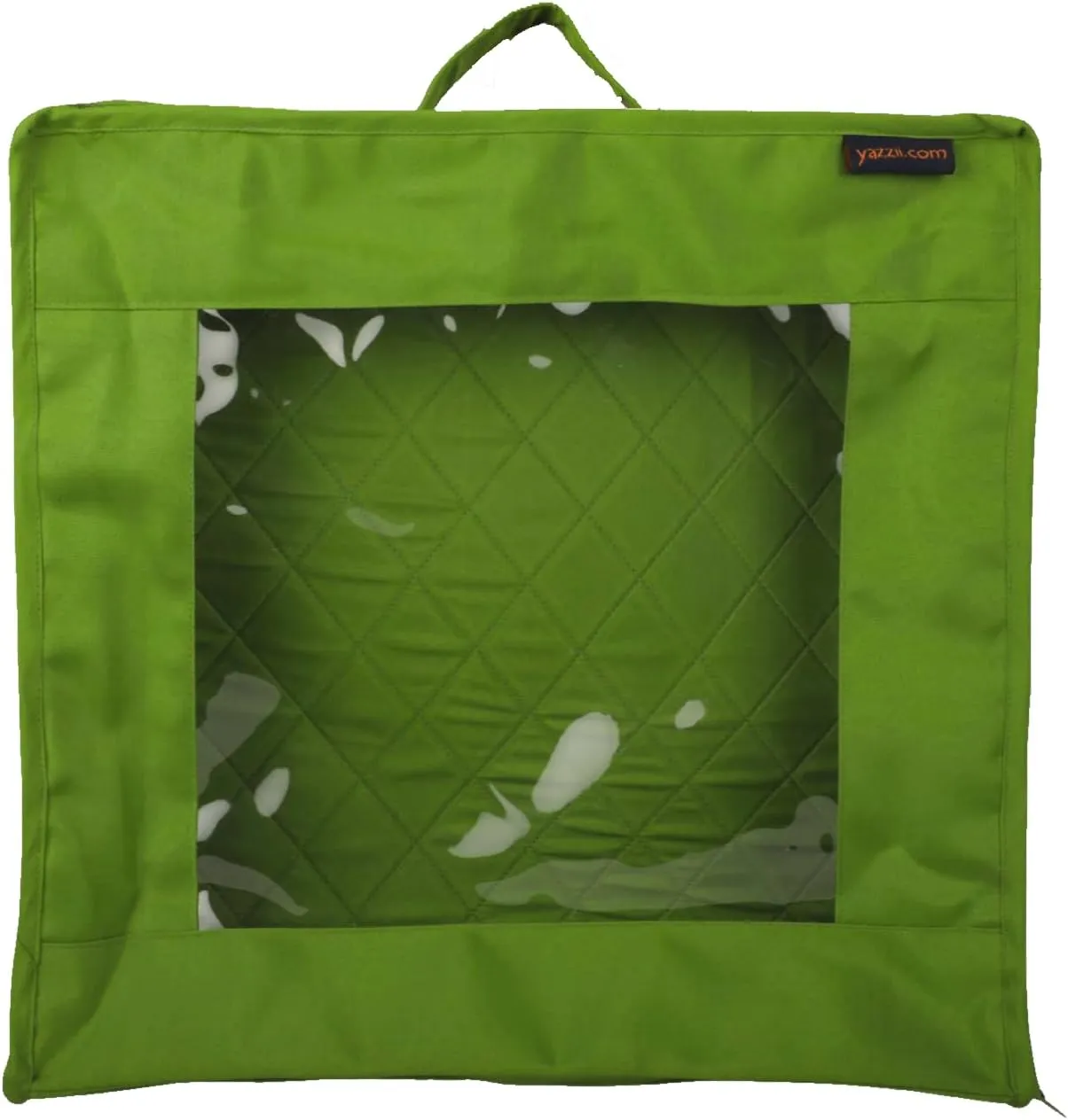 Yazzii Quilt Block Showcase Bag - Portable Storage Bag Organizer - Multipurpose Storage Organizer for Sewing Projects, Fabric Pieces, Quilt Blocks, Appliques, Stitcheries & More.-Green