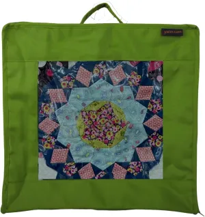 Yazzii Quilt Block Showcase Bag - Portable Storage Bag Organizer - Multipurpose Storage Organizer for Sewing Projects, Fabric Pieces, Quilt Blocks, Appliques, Stitcheries & More.-Green